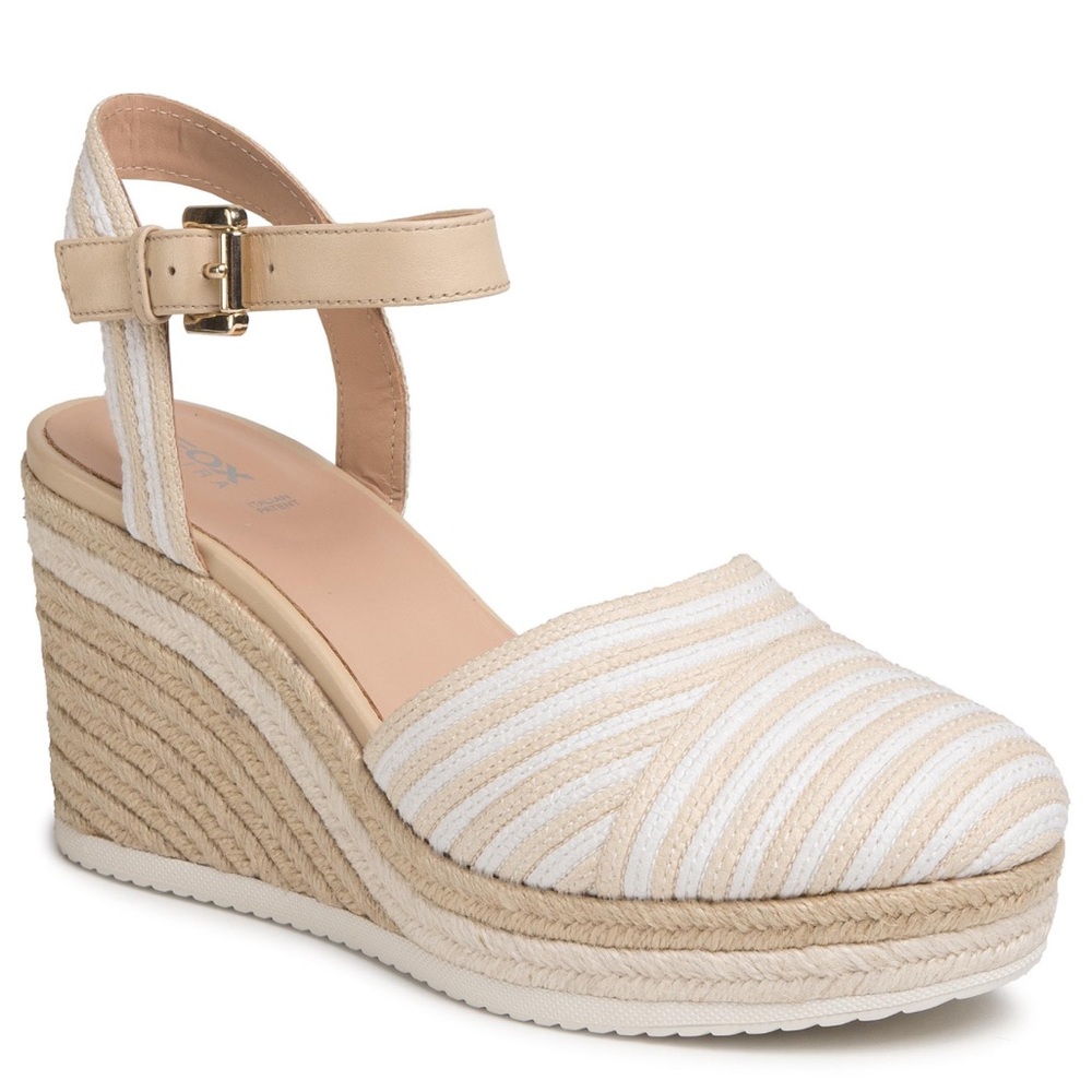 GEOX Respira New retired 3-3/4” wedge heel 1/14” platform. EU 38  US size 8